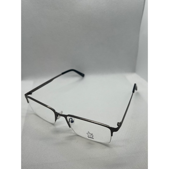 Selah Eyeglasses Frames Designer Glasses Half Rim Metal Frame 53-18-140 - Picture 1 of 4